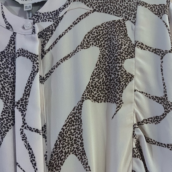 Reiss brand new leopard printed long sleeve dress - Picture 6 of 7